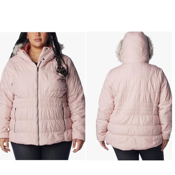 Columbia Women's Sparks Lake Ii Jacket Dusty Pink 1X - Picture 1 of 9